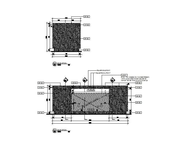 Shop drawings — Joinery and furniture details