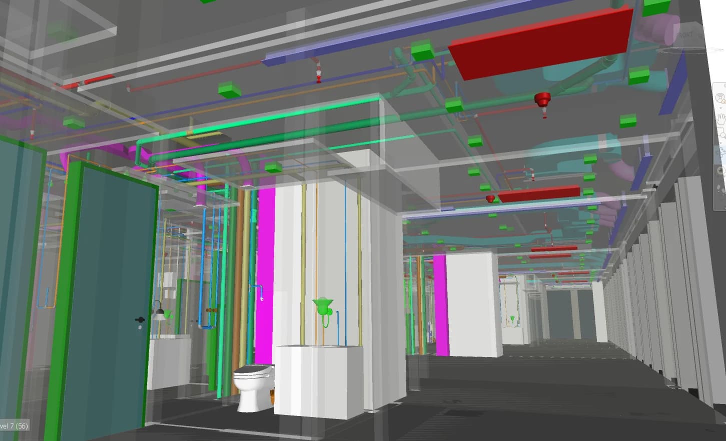 BIM coordination — Services clash coordination